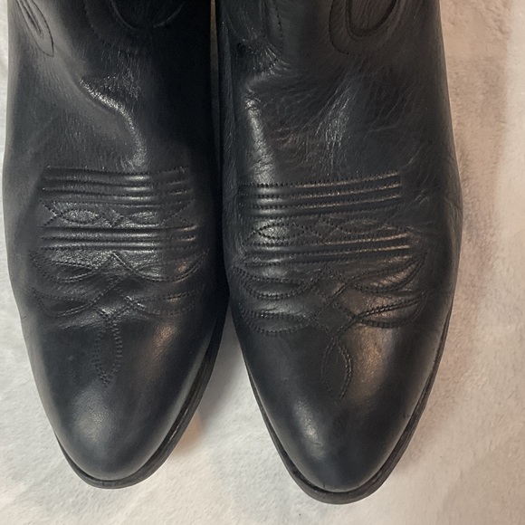 Deerskin soft leather cowboy boots - Picture 4 of 5